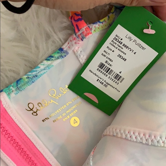 Lilly Pulitzer Floral Coralie Romper - Picture 6 of 7